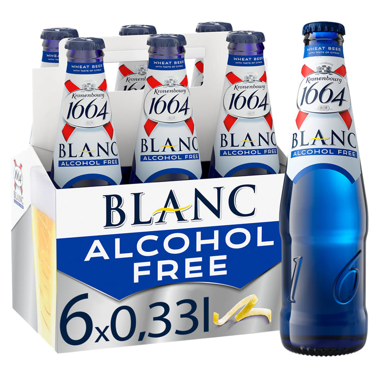 Kronenbourgh 1664 Blanc Alk.Fri 0,33lx6 flaske