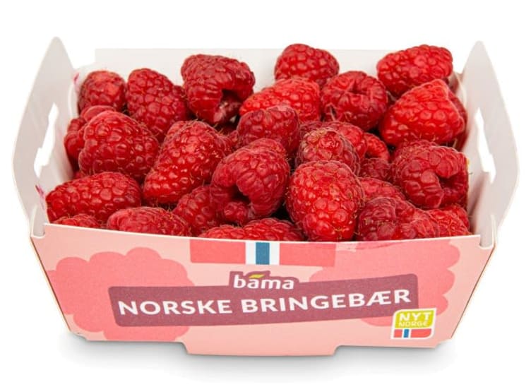 Norske Bringebær 300g Beger