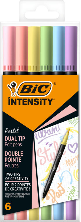 Fargeblyanter Intensity Pastel Dual Bic