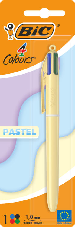 Skrivepenn 4 Colour Pastel Bic