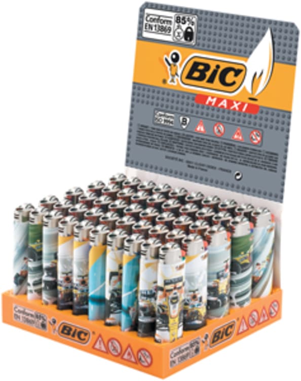 Bilde av Lighter Flint Maxi Dekor Bic