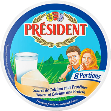 Smøreost Porsjon 8x17,5g President