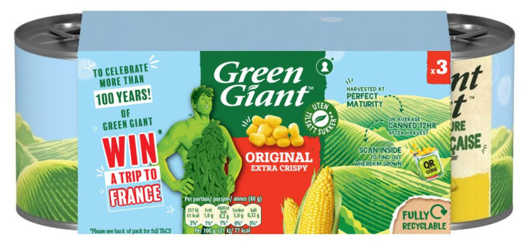Maiskorn Extra Crispy 3x160g Green Giant
