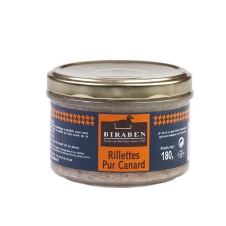 Rillettes Av And 180g Biraben