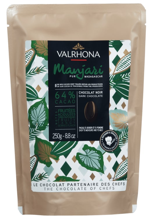 Sjokolade Mørk 64% Hjemmebaking 250g Valrhona