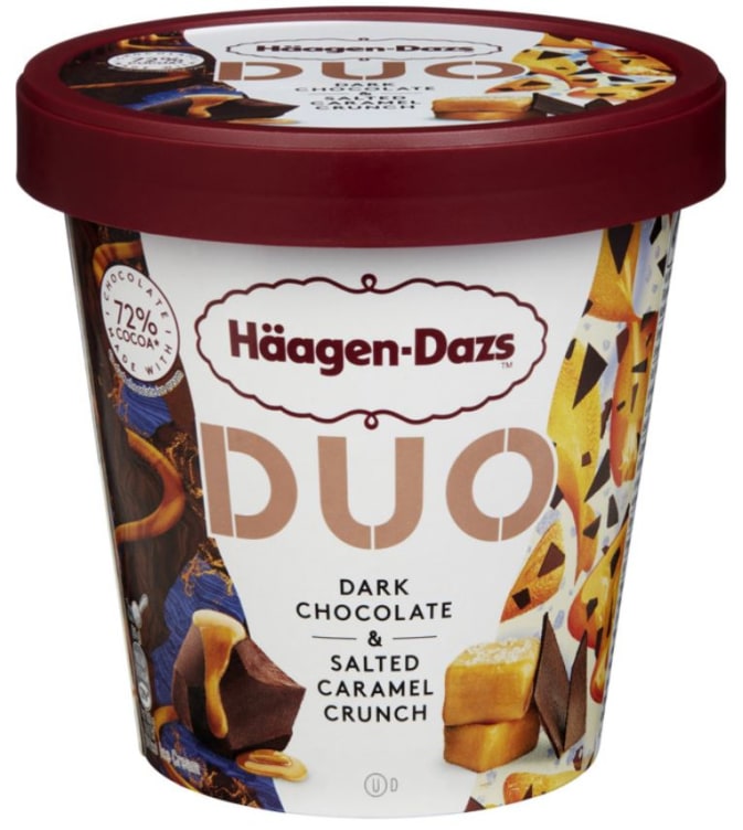 Häagen Dazs Duo Dark Choco&Caramel 420ml