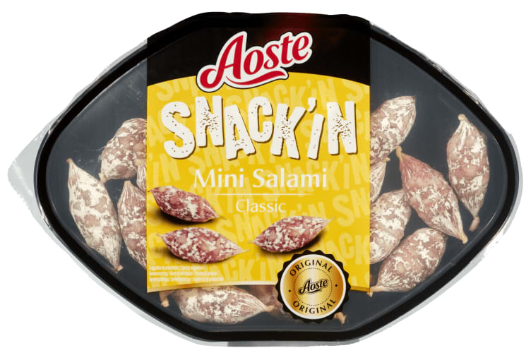 Salami Snack Naturell 120g Aoste