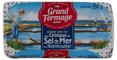 Fransk Smør m/Havsalt 250g Eurial