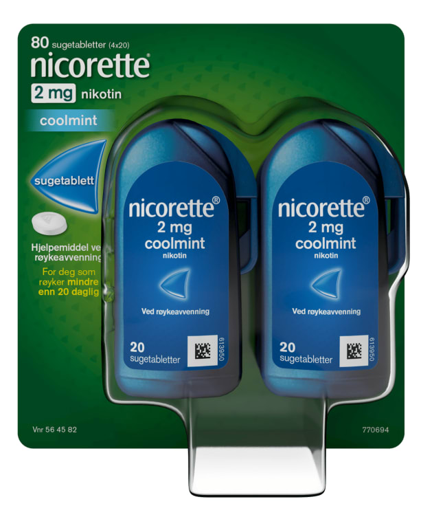 Bilde av Nicorette Coolmint 2mg 80stk