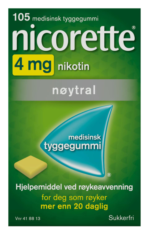 Nicorette Classic 4mg 105stk