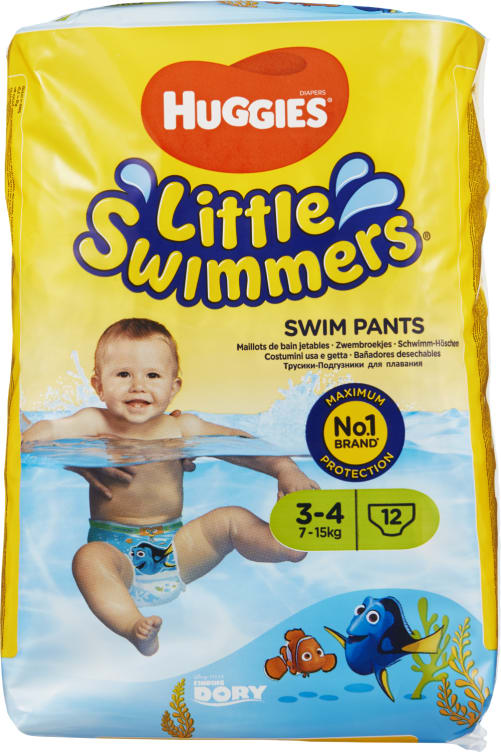 Bilde av Little Swimmers Nr 3-4 12stk Huggies