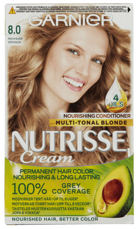 Nutrisse Cream Medium Blond 8 160ml Garnier