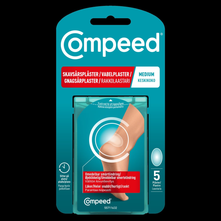 Plaster Gnagsår Medium 5stk Compeed