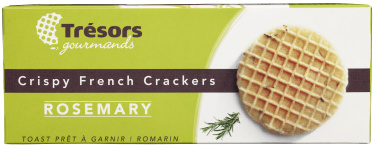 Crispy Crackers Rosmarin 95g Tresors Gourmands