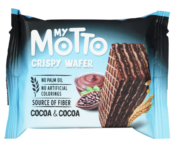Vaffelkjeks Sjokolade 30g My Motto