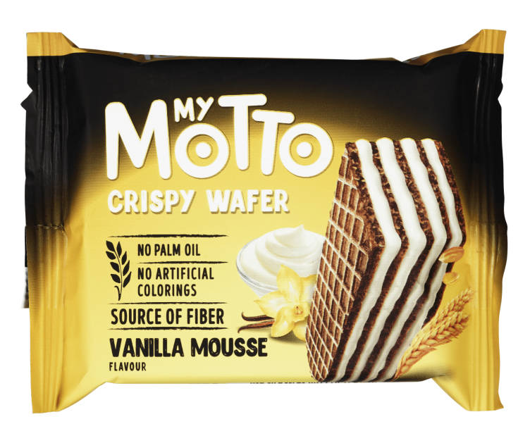 Vaffelkjeks Vanilje 30g My Motto