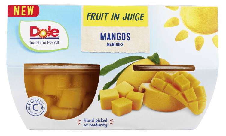 Product Image for Mango Snack Cup 4x113g Dole
