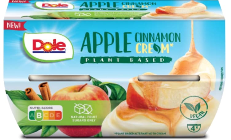 Eple Snack Cup Kanelkrem 4x113g Dole