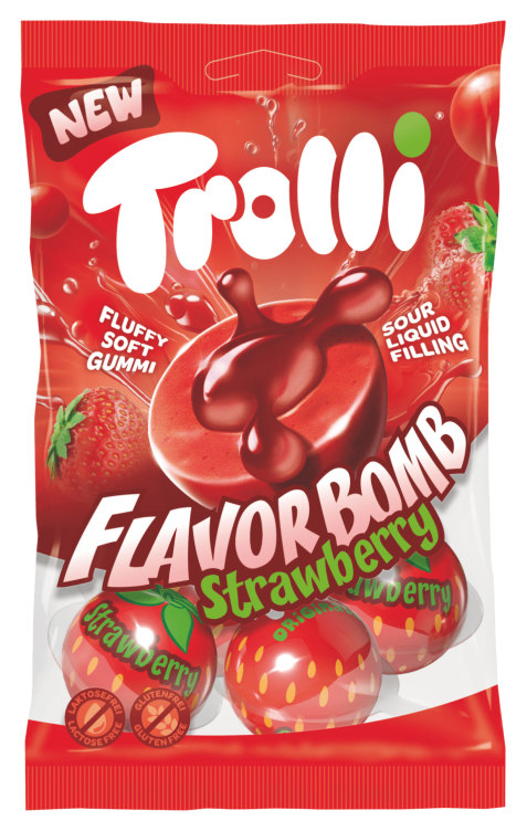 Flavor Bomb Strawberry 75g Trolli
