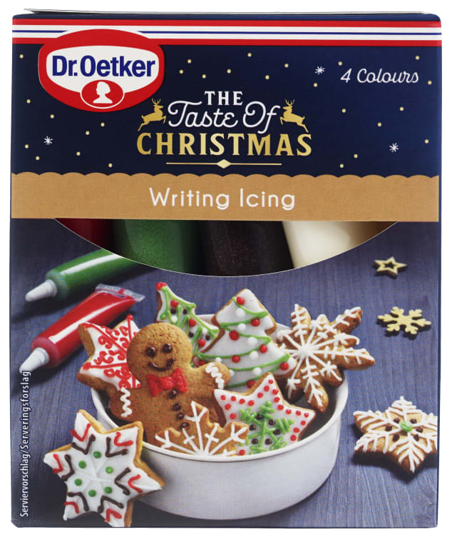 Christmas Writing 76g Dr.Oetker