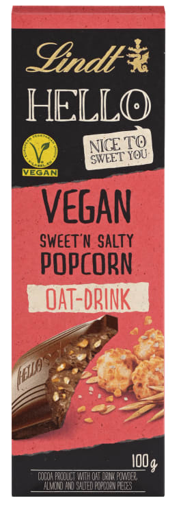 Bilde av Lindt Hello Vegan Milk Popcorn 100g