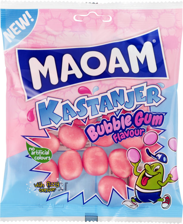 Maoam Kastanjer Bubblegum Smak 120g Maoam