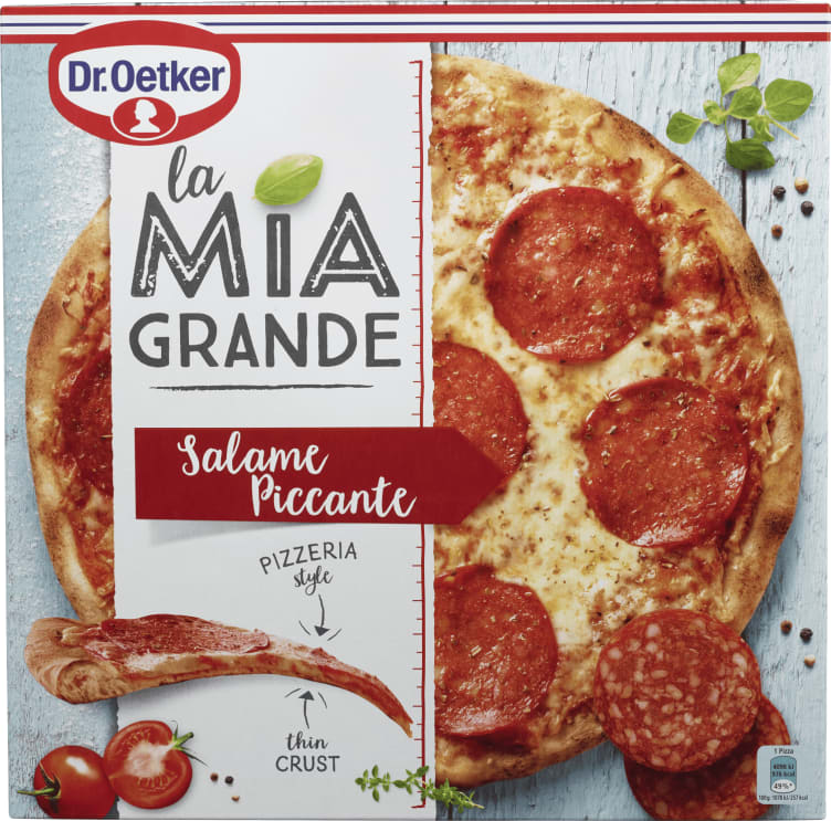 Pizza La Mia Salame Piccante 380g