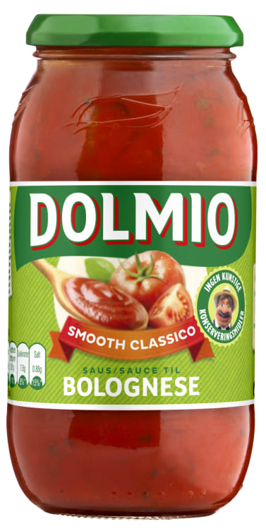 Pastasaus Bolognes Smooth Tomato 500g Dolmio