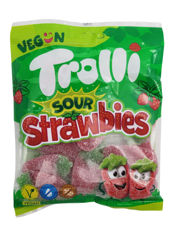 Sour Strawbies 175g Trolli