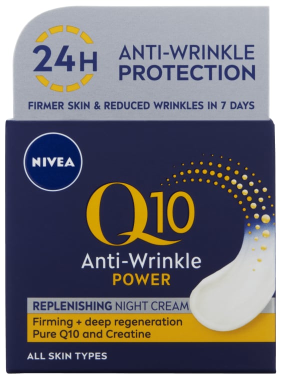 Nivea Nattkrem Q10 Antirynke 50ml