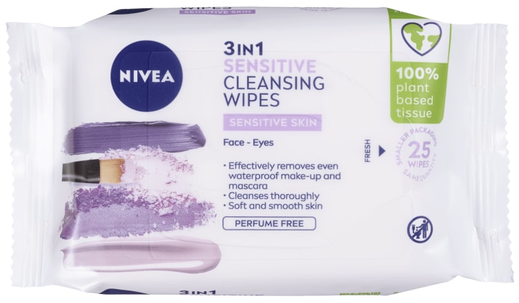 Nivea Cleansing Wipes Sensitive 25stk