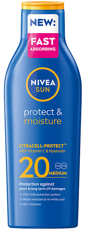 Product Image for Nivea Sun Spf20 Protect&Moisture 200ml