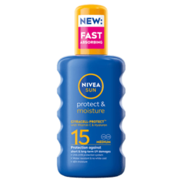 Bilde av Nivea Sun Protect& Moist Spray Spf15 200ml