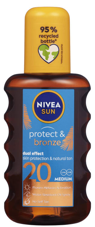 Nivea Sun Protect&Bronze Spray Spf20 200ml