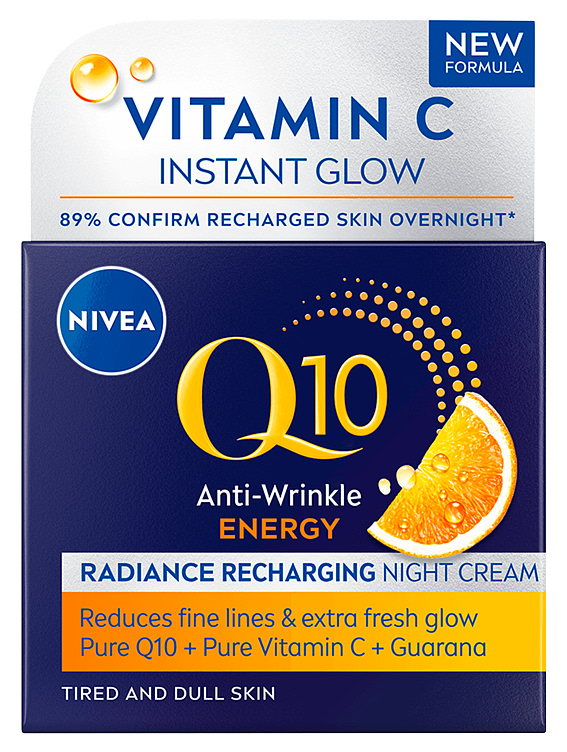 Nivea Nattkrem Q10 Energy 50ml