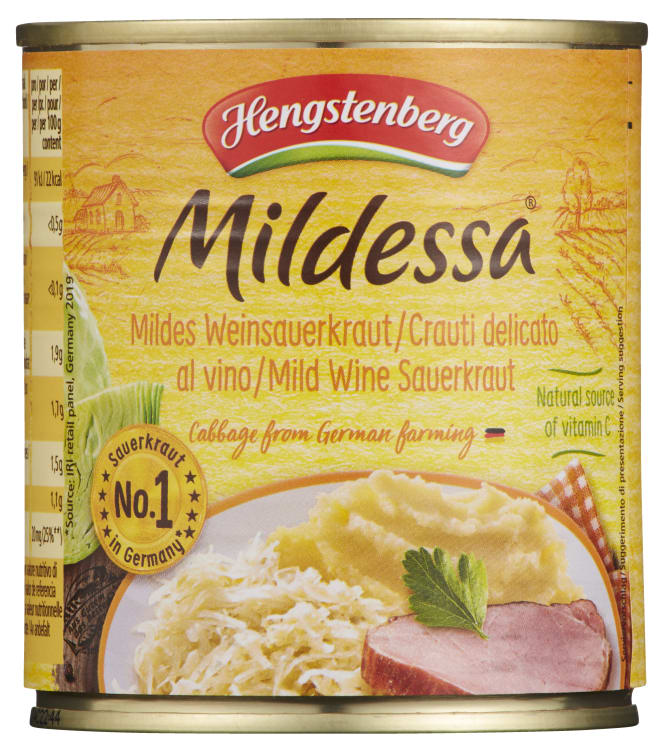 Sauerkraut Mildessa 300g Hengstenberg