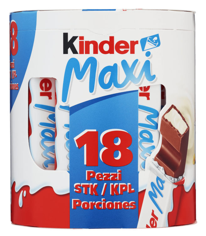 Product Image for Kinder Maxi 18pk 378g Ferrero