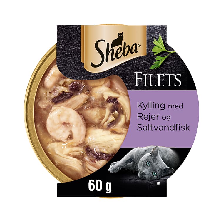 Product Image for Sheba Filet Chicken,Shrimp&Oceanfish 60g