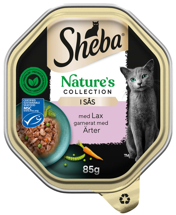 Sheba Nature's Laks m/Erter 85g