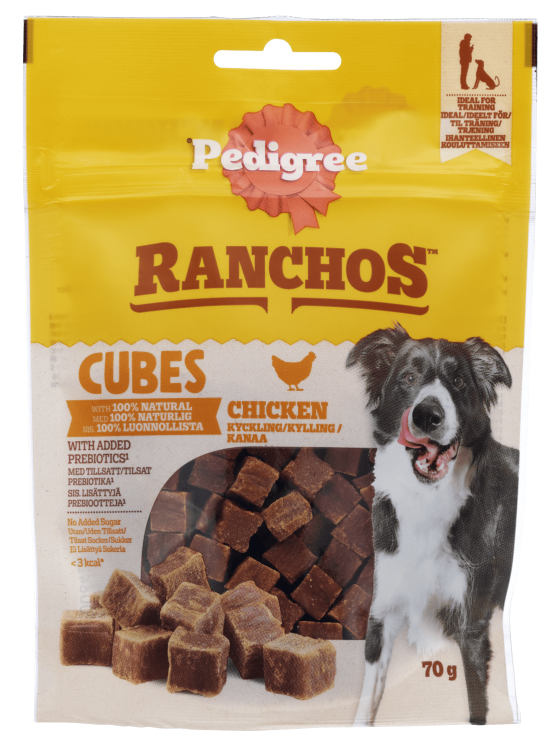 Product Image for Pedigree Cubes Chicken 70g