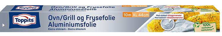 Aluminiumsfolie 44cm 10m Toppits