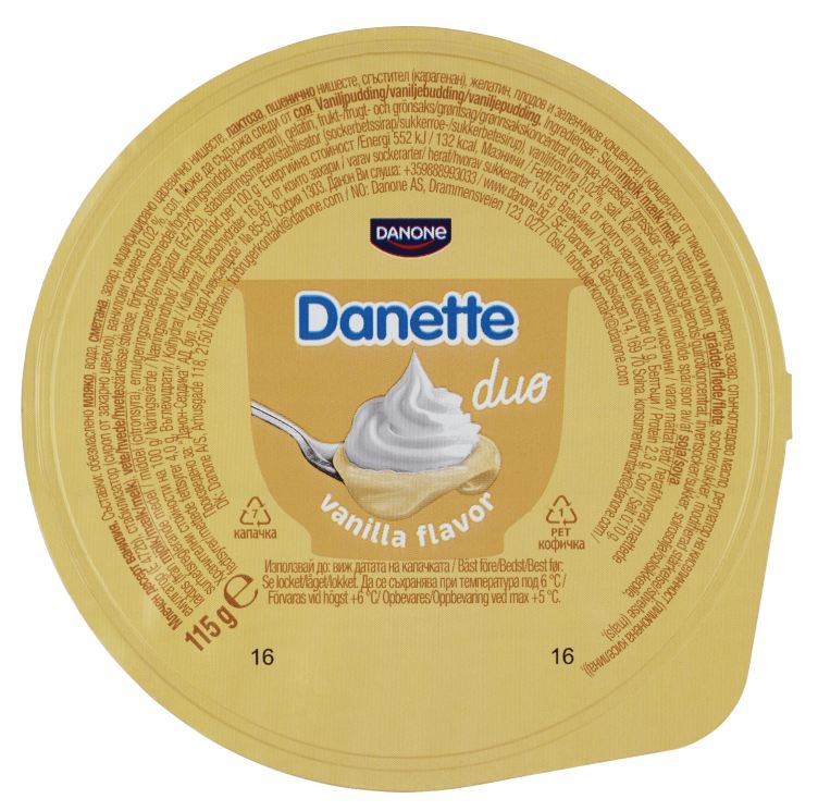 Vaniljepudding 115g Danette