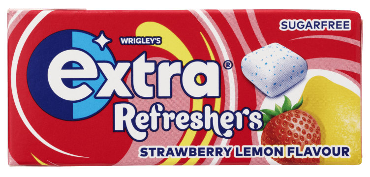 Extra Refreshers Strawberry&Lemon 16g 8stk