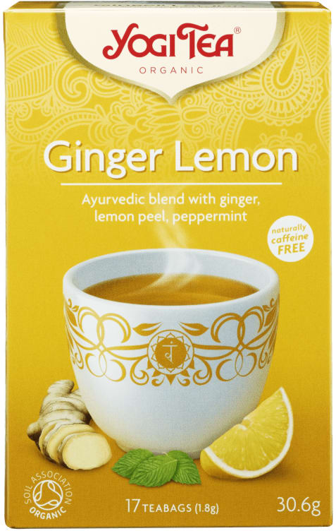 Yogi Te Ginger Lemon Økologisk 17pos