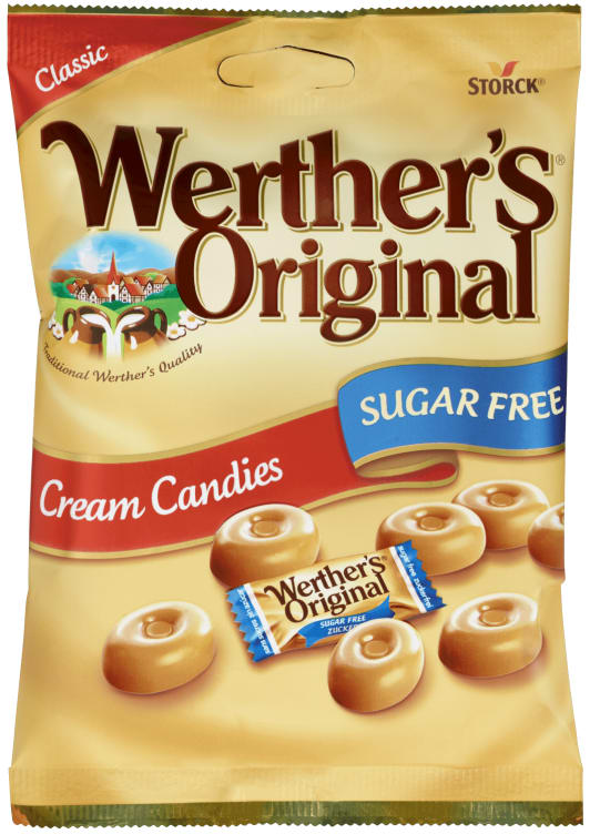 Werthers Original Drops Sukkerfri 70g pose