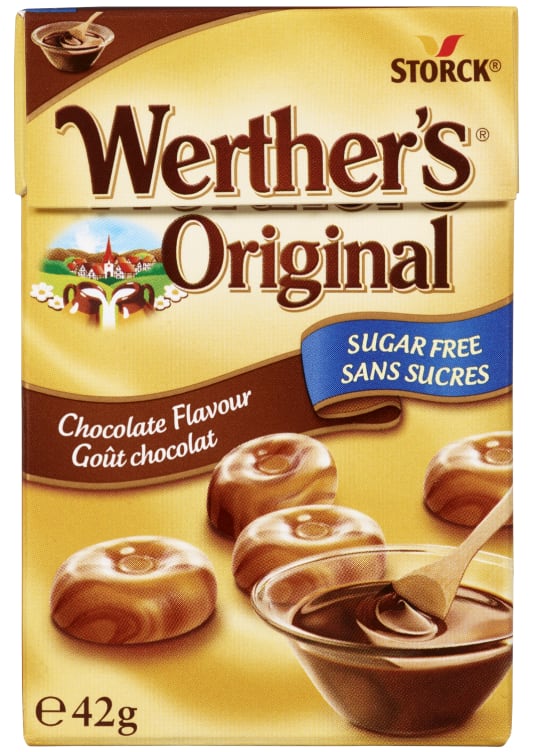 Werthers Original Drops m/Sjoko Sukkerfri 42g