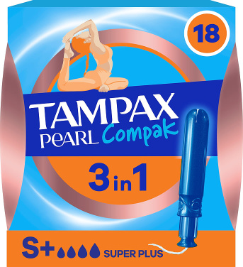 Tampax Compak Pearl Super Plus 18stk