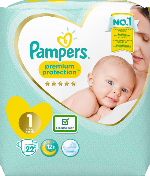 Bilde av Pampers New Baby S1 2-5kg 22stk