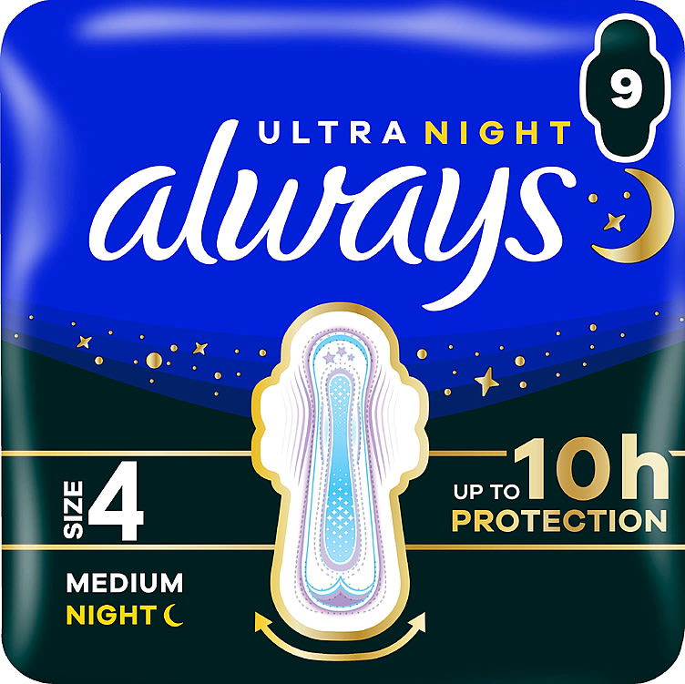 Always Ultrasecure Night Nr4 9stk