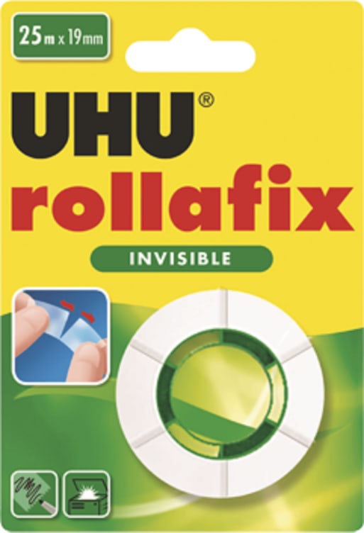 Bilde av Tape Rollafix Invisible 25m Refill Uhu